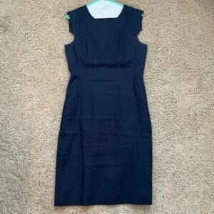 J. Crew Navy Blue Dress